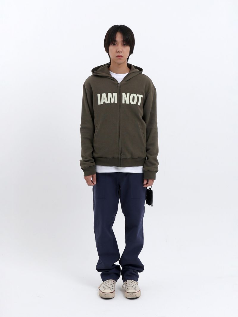 NOT ARMY REVERSIBLE HOODIE ZIPUP (OLIVE)