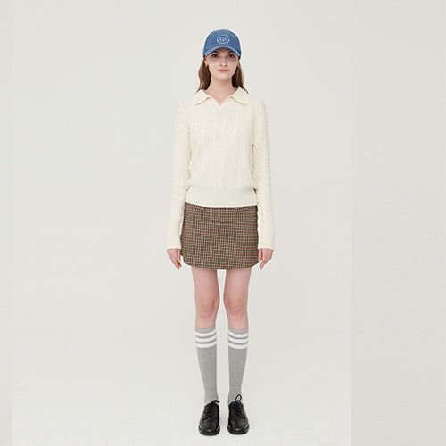 EMMA CHECK SKIRT