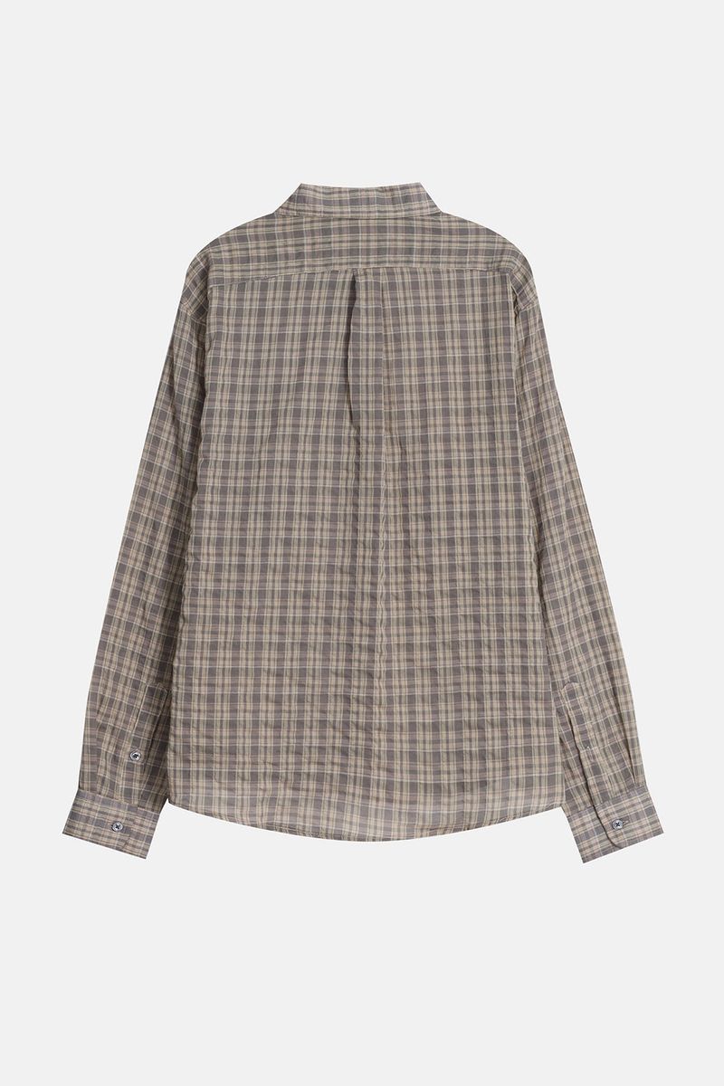 Mar over check shirt