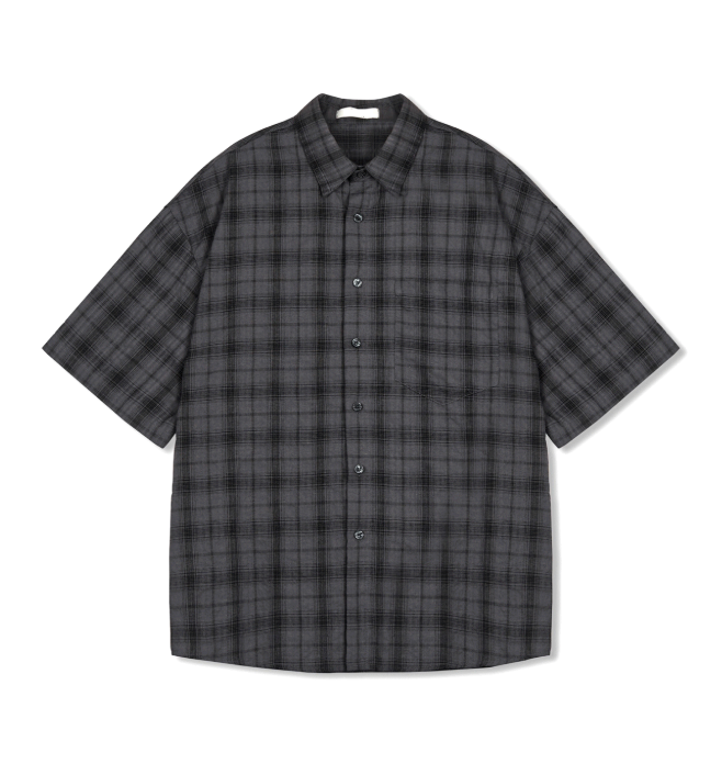 Parun Check Linen Short Sleeve Shirt