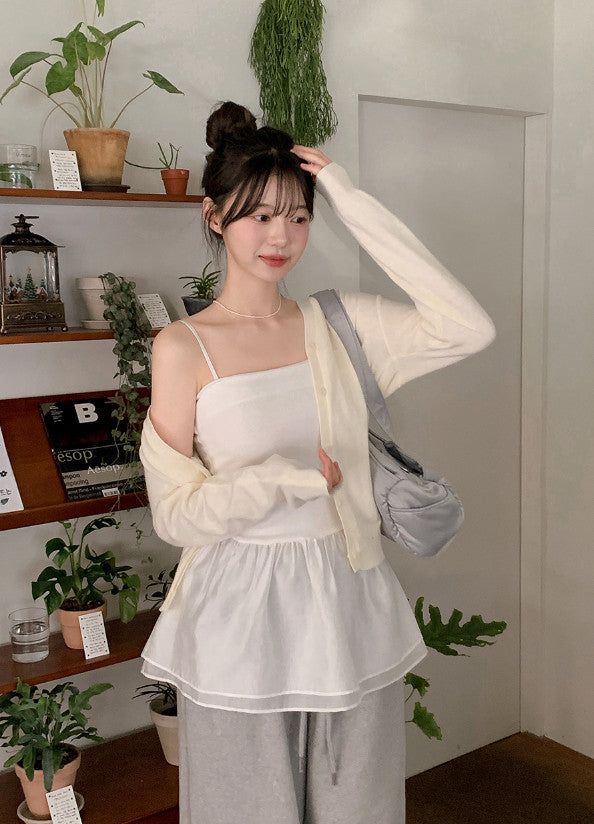 Forever Cashmere V-neck Knit Cardigan (12color)
