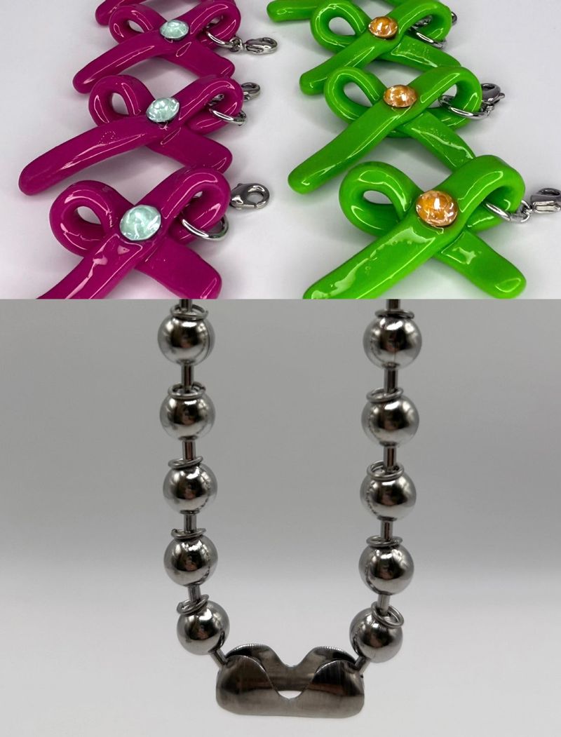プレイジューシー (custom necklace)カスタムネックレス*金属アレルギー対応