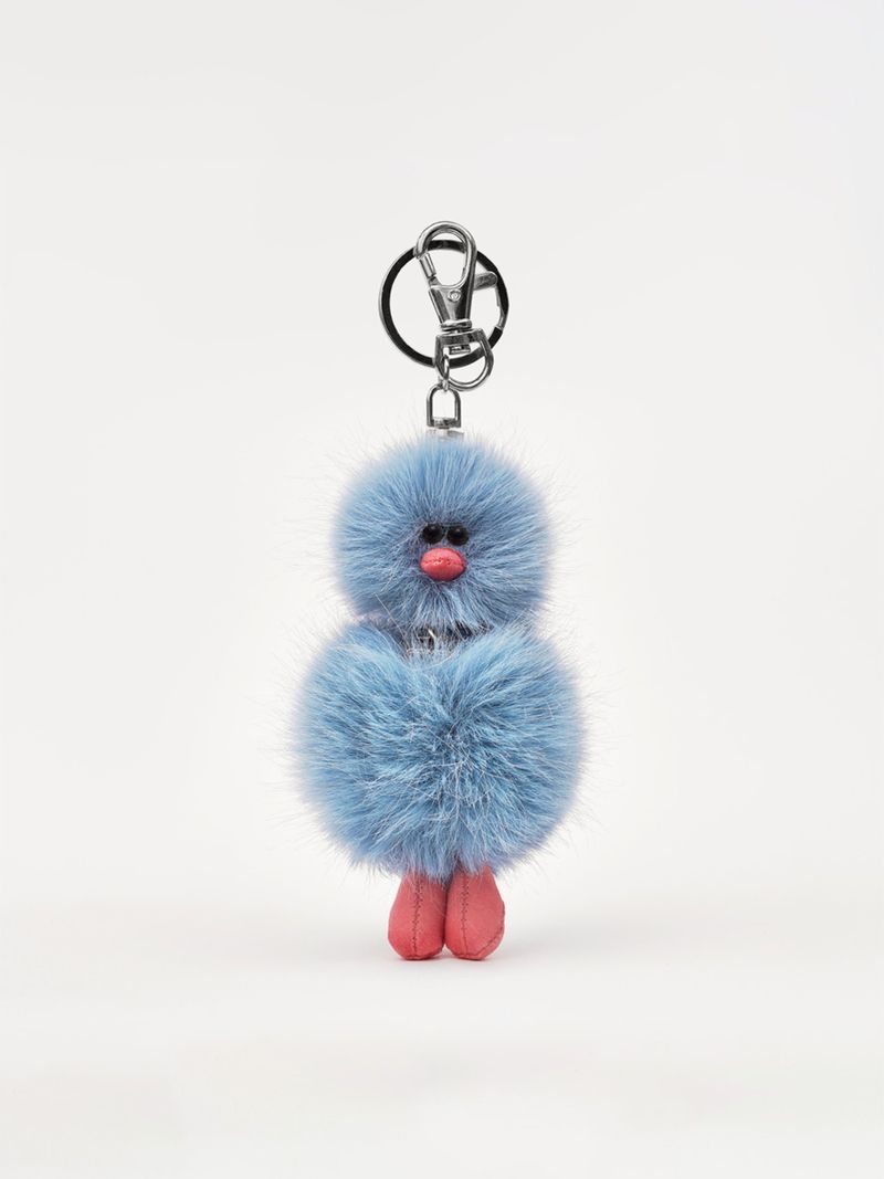 Cosymosy Mini Bird Keyring -  Blue