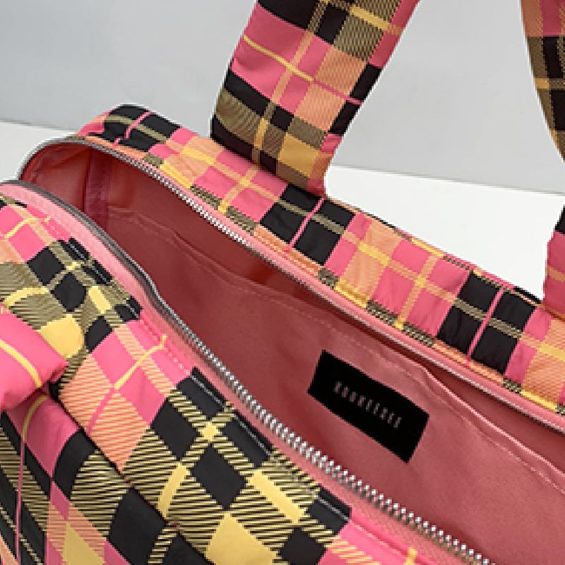 Padding Tote Bag (Check)