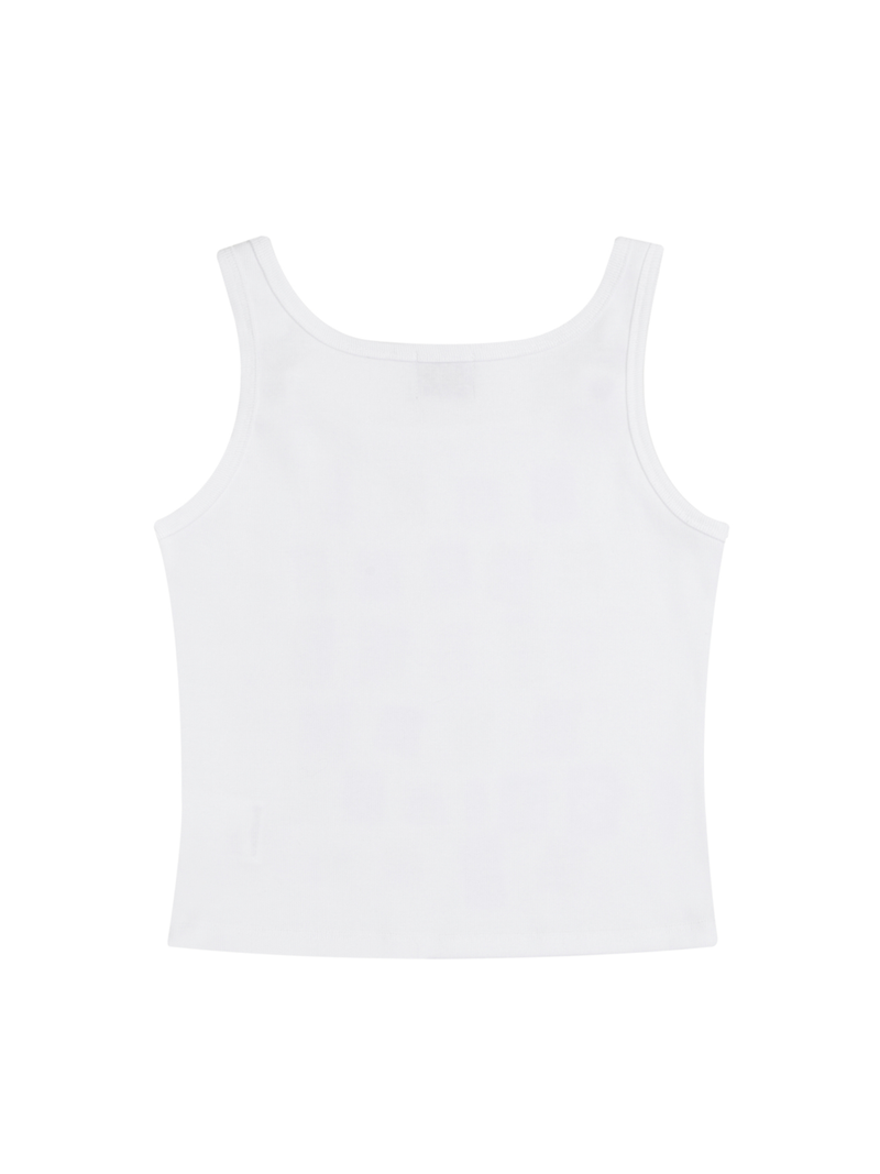 1/2 STICKERPACK SUSPENDERS SLEEVELESS (WHITE)