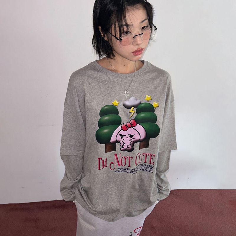 wonder visitor（ワンダービジター）の「PPINTO Layered frill LS-T  [2 color]（Tops）」