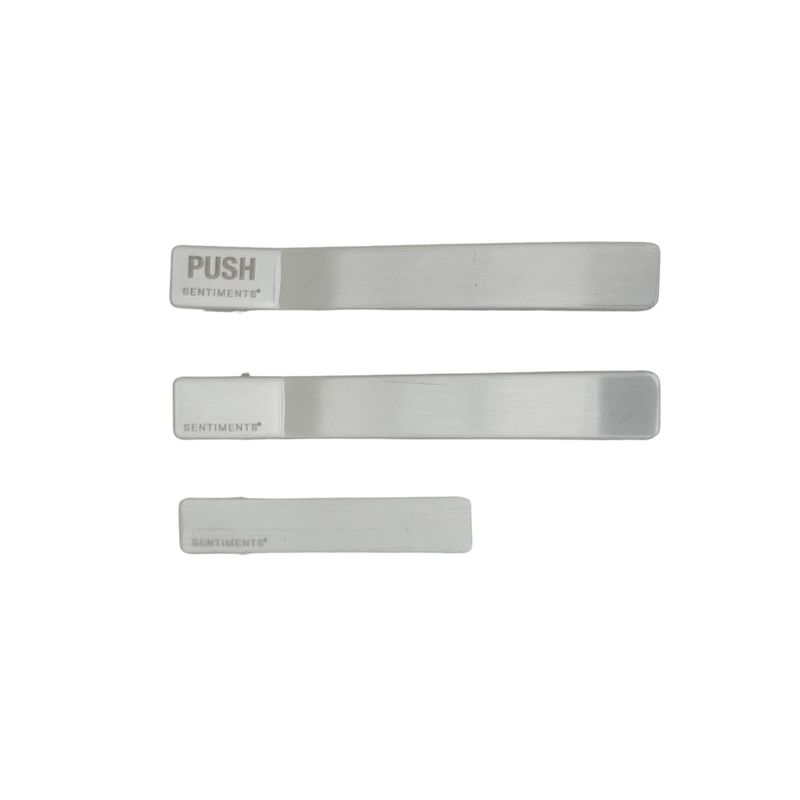 NO.290 [SILVER] HAIR PIN 3set PUSH PIN CLIP