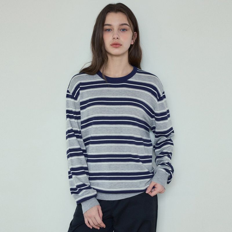Always Howl Stripe Knit_2Color
