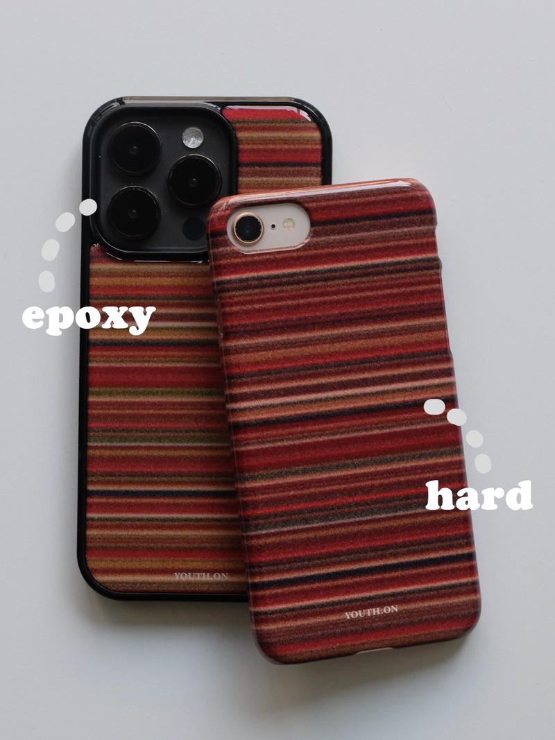 Wool stripe case (hard)