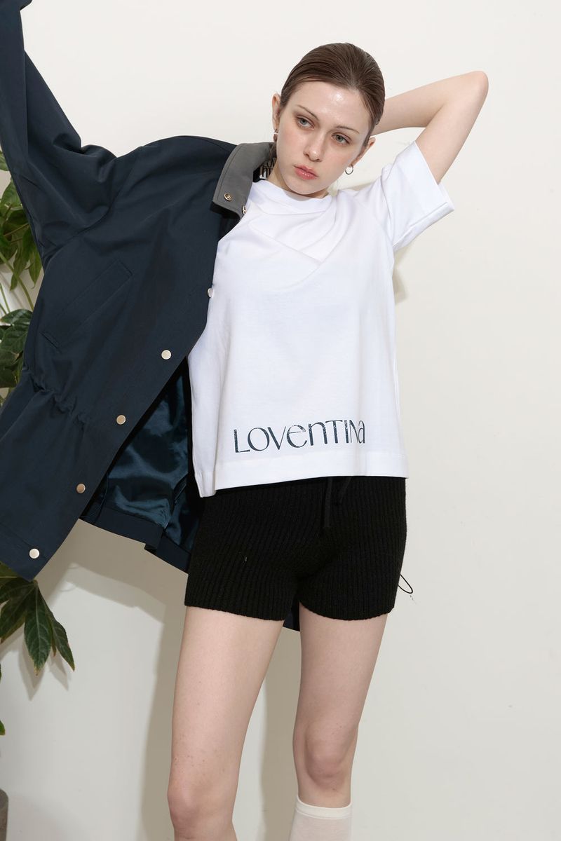 Loventina(ラヴェンティナ)の「MULTI PRINTING TEE_WHITE(Tops)」