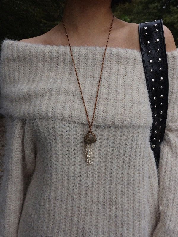 VIVIC（ビビク）の「ROCK PEARL FRINGE NECKLACE（Accessories）」