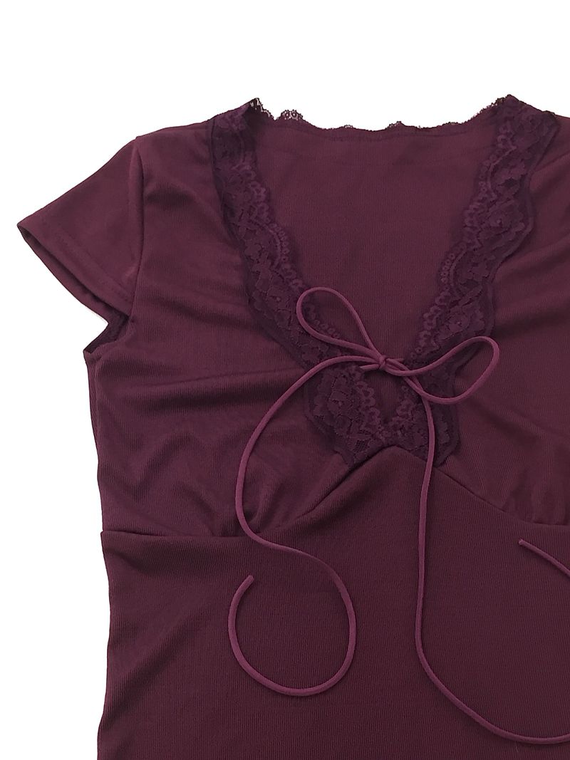 Vintage Rose Puff Top