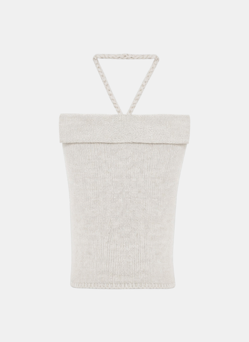 Rove Flower Halter Knit Top