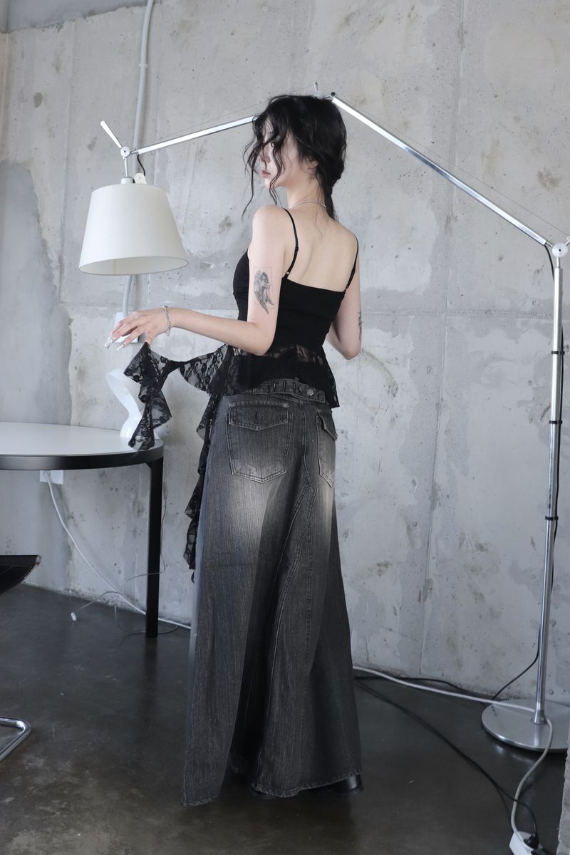 freesia lace sleeveless (2color)