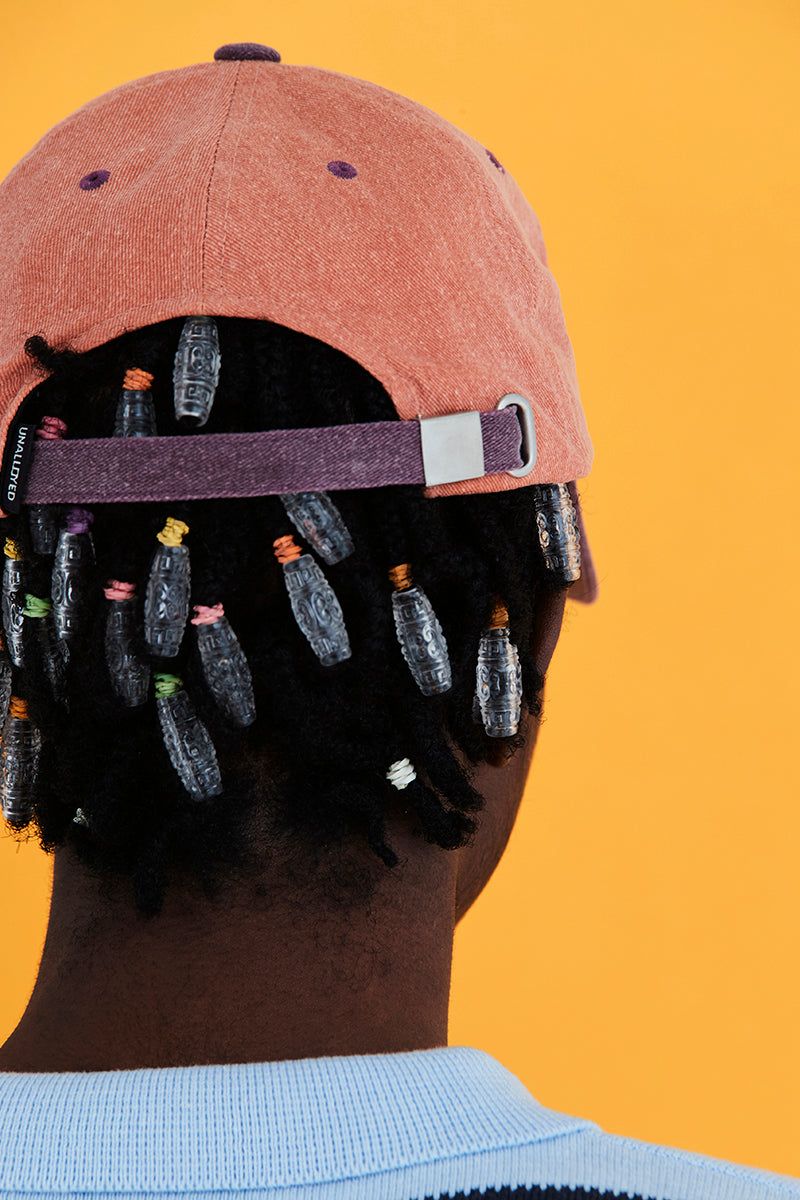PAISLEY BALL CAP / ORANGE