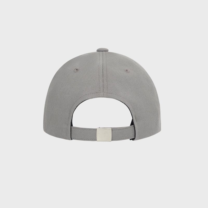 Dripping Patch Ball Cap _ Grey