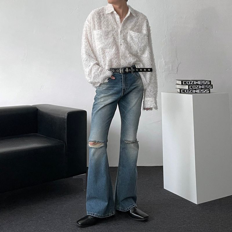 CR Adele Mohair Cropped Shirt (2 colors)