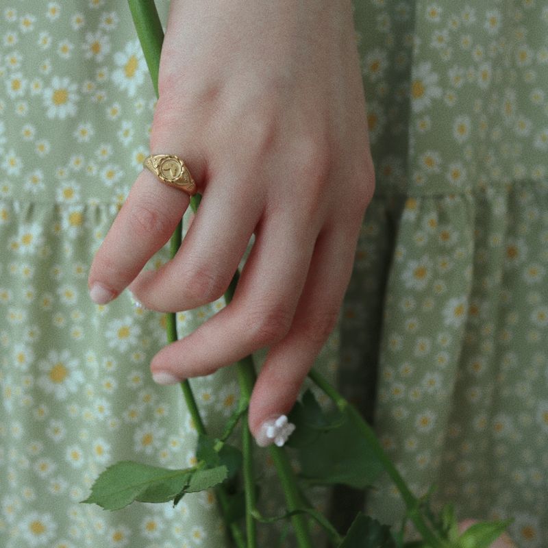 【MADE】 Butterfly signet ring
