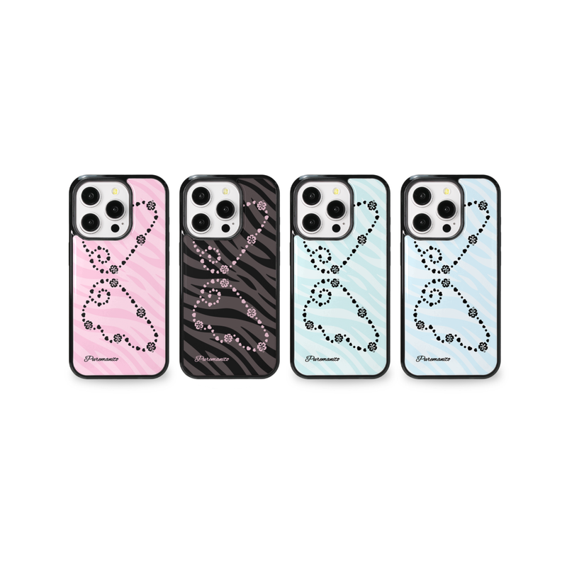 puremanito（ピュアマニト）の「ギャルの翼ゼブラエポキシスマホケース（Smartphone Accessories）」