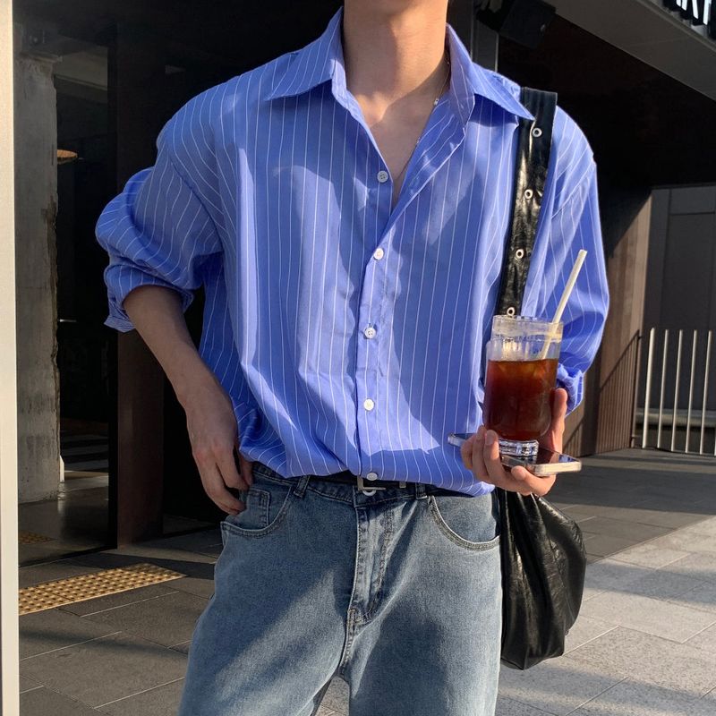 lemenne（ルメンヌ）の「LMN Mad Stripe Cool Over Shirt (2 colors)（Tops）」