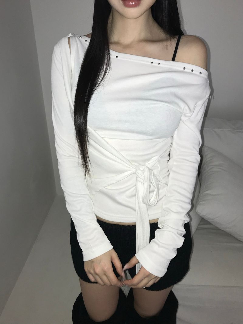 stud tie top(3 color)