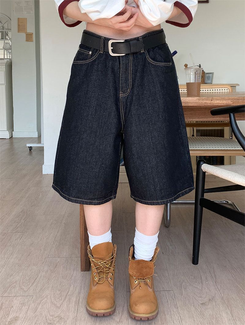 RAW BERMUDA JEANS