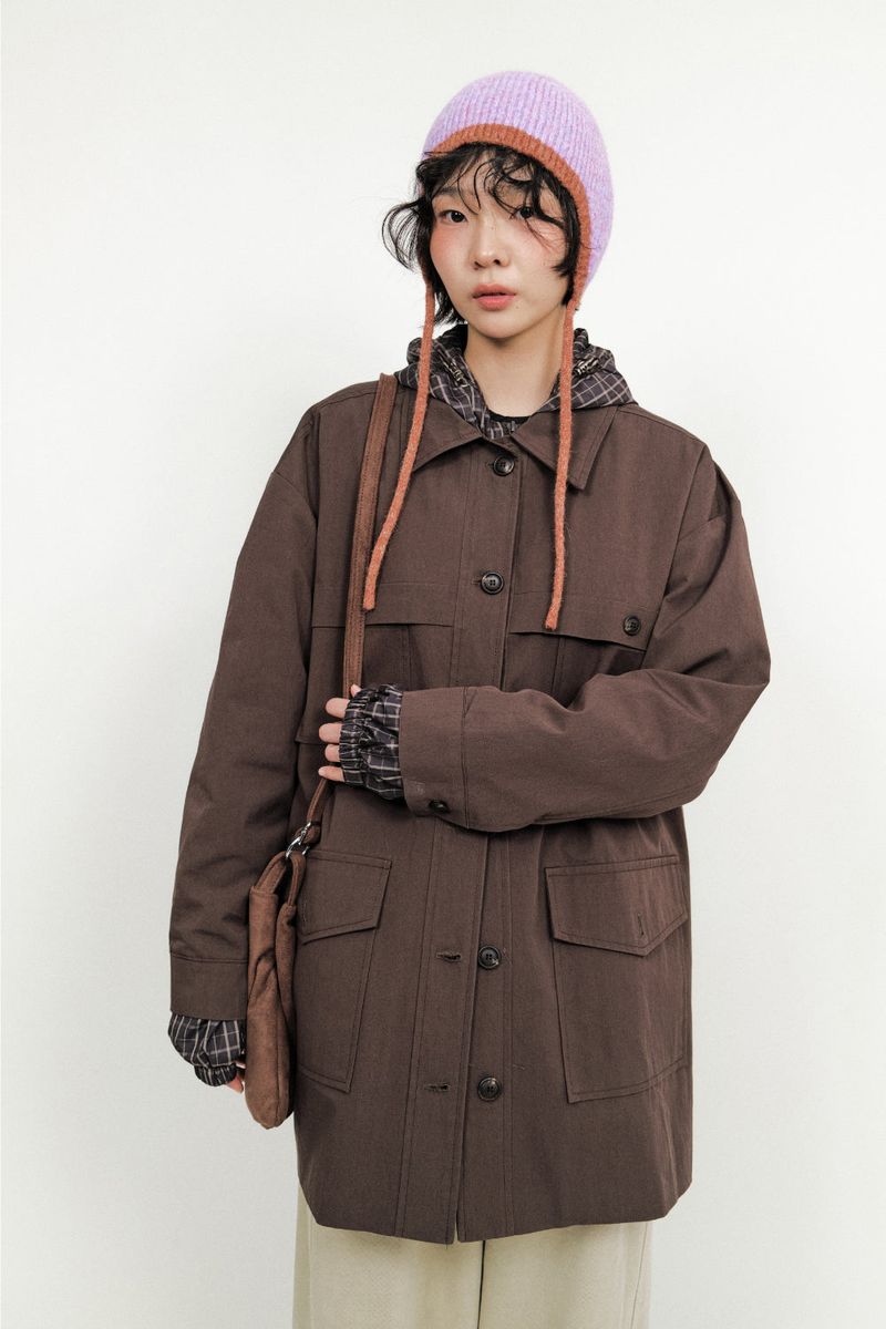 Gourmet Check Windbreaker(3color)