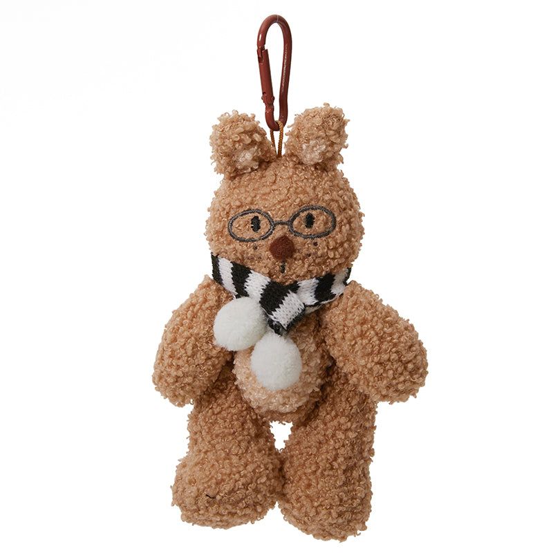 KIRSH（キルシー）の「NERD WITTY BUNNY KEYRING [BEIGE]（Toys/Key Holders）」