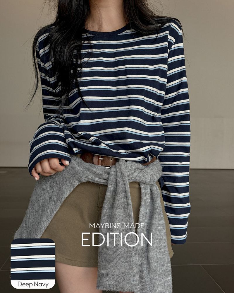 MADE. CITI stripe T‑shirt