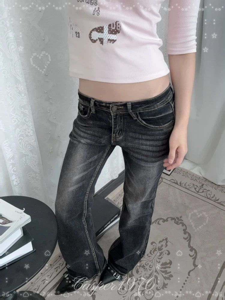 Dark Wash Flared Jeans