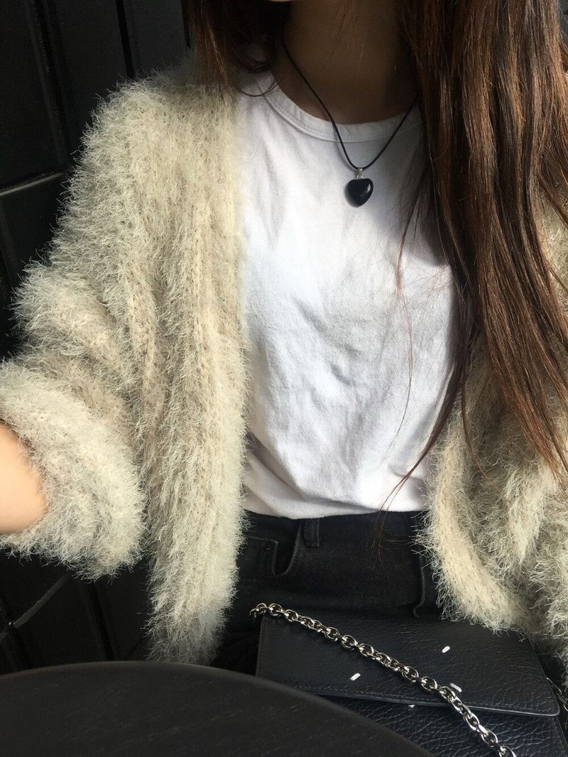 (silver925) Black necklace