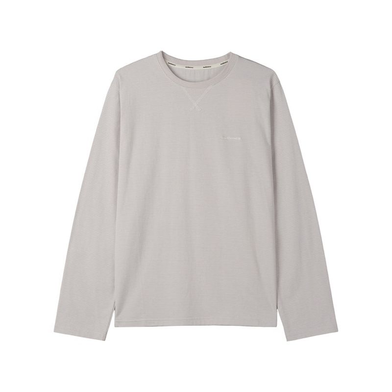 SOFT STRIPED T-SHIRT (LIGHT VIOLET)