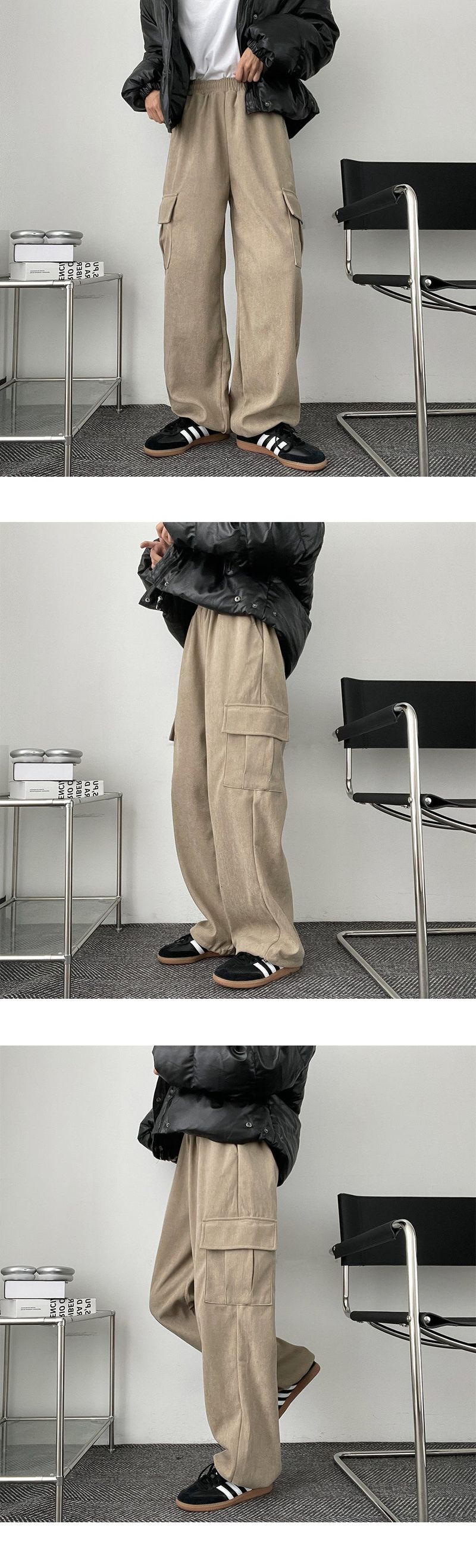 Rona Thick Corduroy Cargo Pants