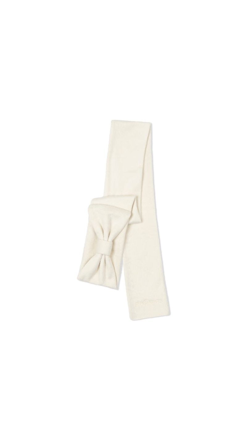 Ribbon Muffler_Fairy ivory