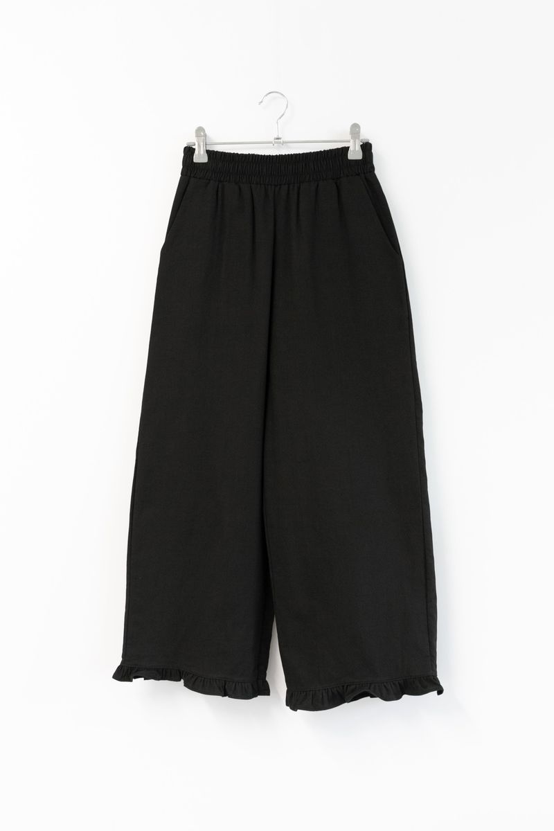 frill cotton banding pants(2colors)