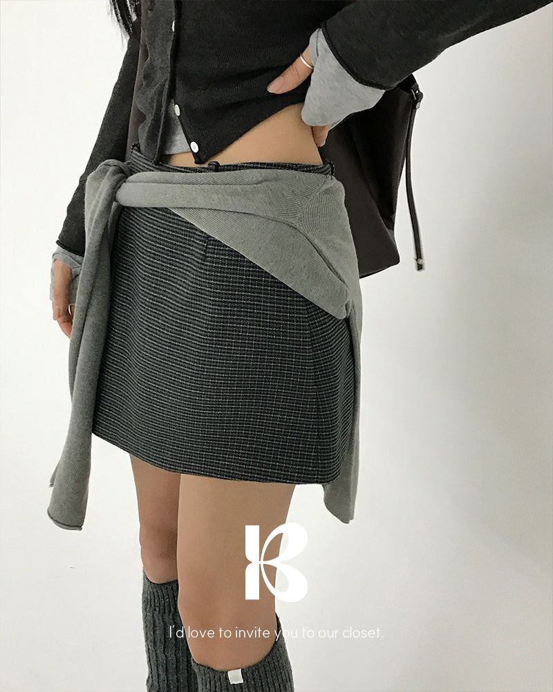 [ORIGINAL] Lynch Low Checkered Skirt