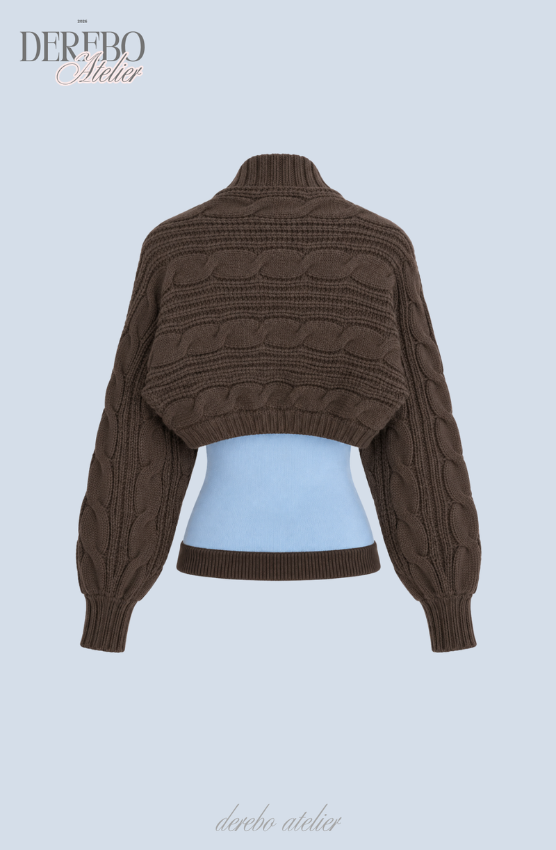 Blue Choco bolero cardigan top two-piece