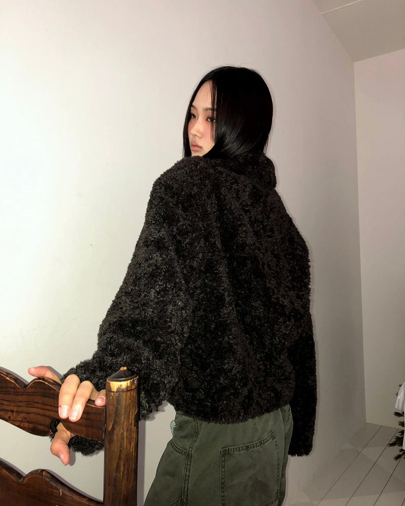 Dri Collar Fur Fleece Jacket