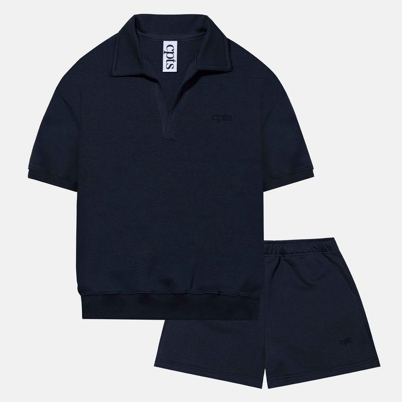 CPTS（シーピーティーエス）の「ライトポロシャツセット_NAVY（セットアップ）」