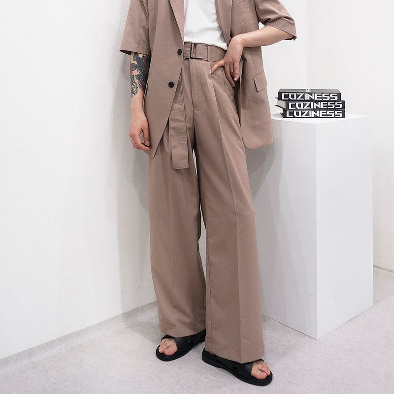 COZINESS（コジネス）の「SI High Waist Flare Belt Slacks (2 colors)（Pants）」