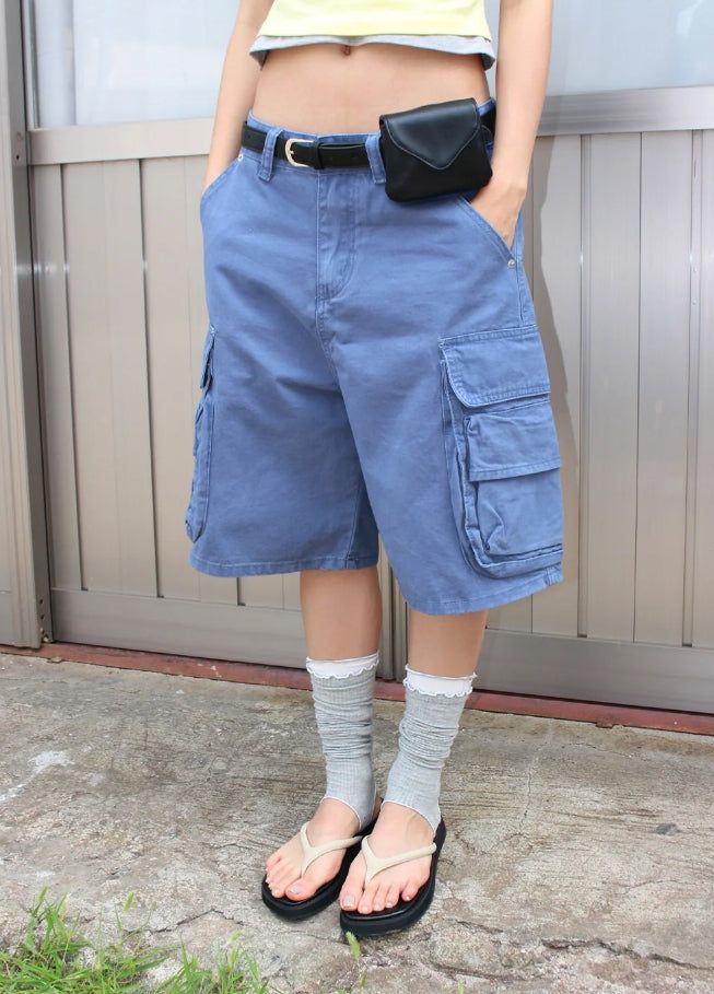 PIGMENT WASHED CARGO BERMUDA