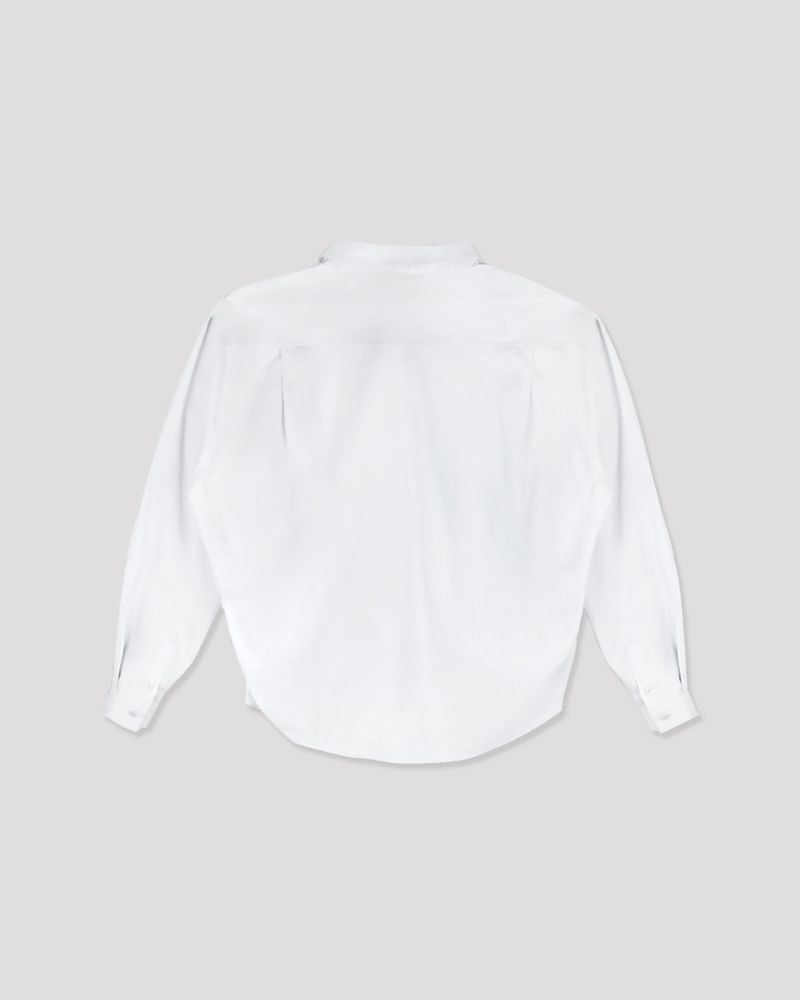 Oxford logo shirt_ivory