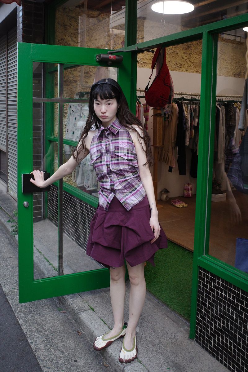 ローラホルターシャツ (PINK)