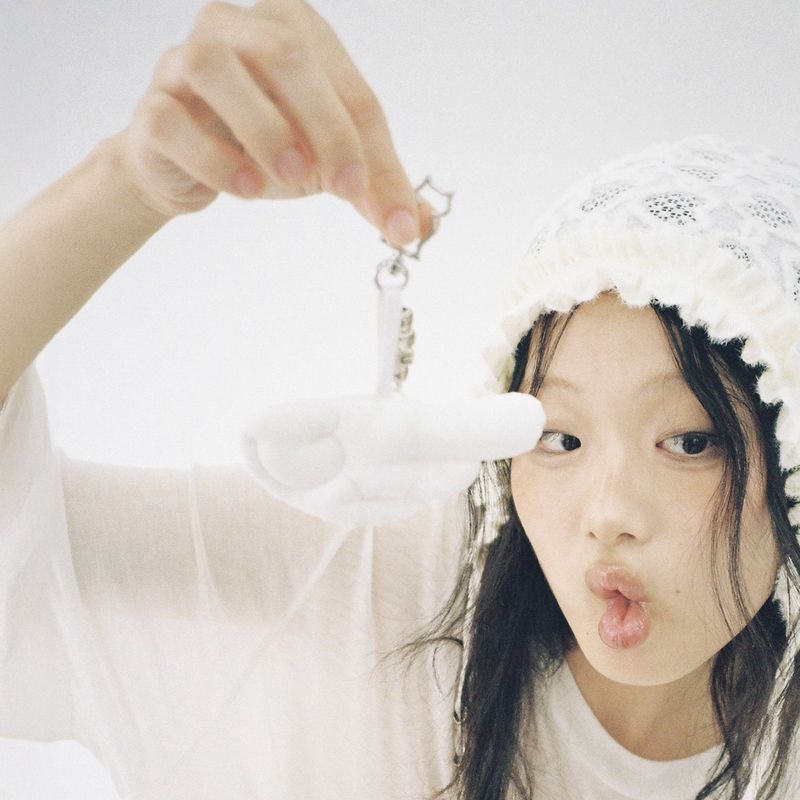 Angel Wing Keyring - WHITE