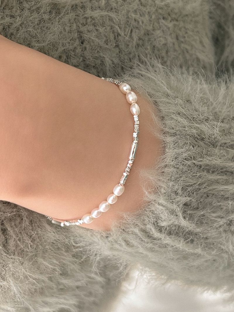 mattoi（マットゥア）の「スパークルパールブレスレット (シルバー)（アクセサリー）」