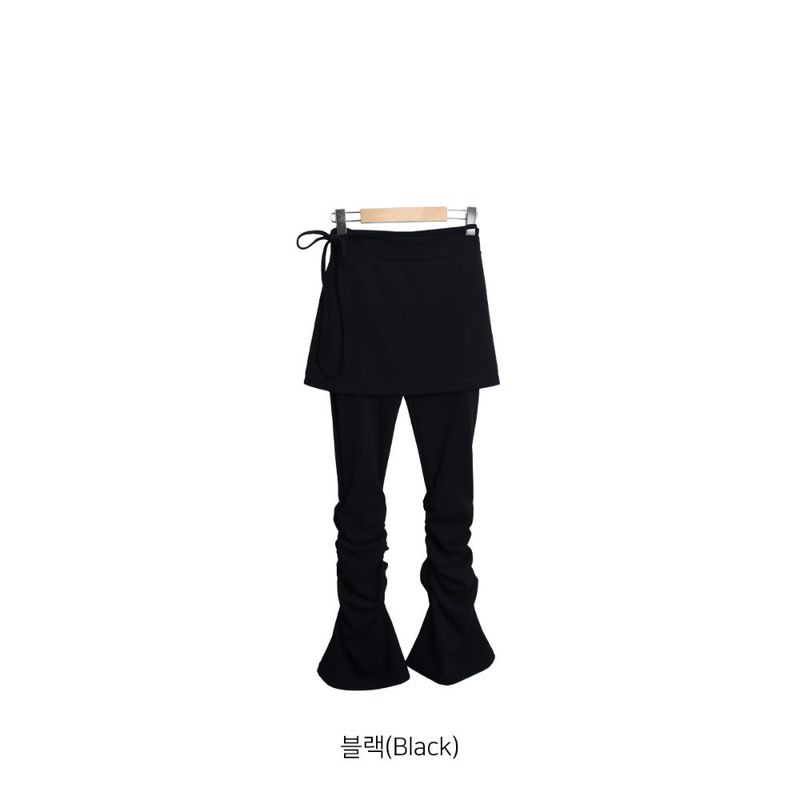 rush shirring skirt pt (2color)