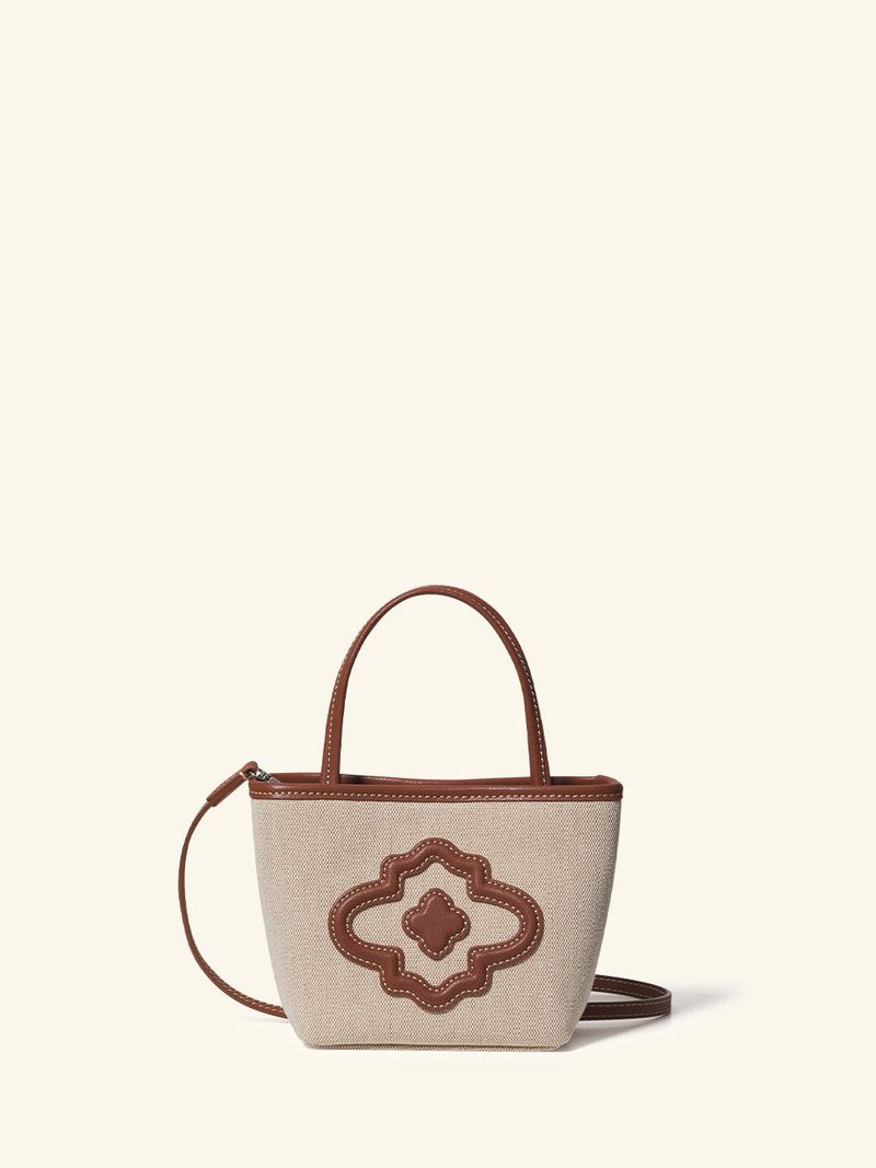 Moroccan Rose Canvas Mini Tote
