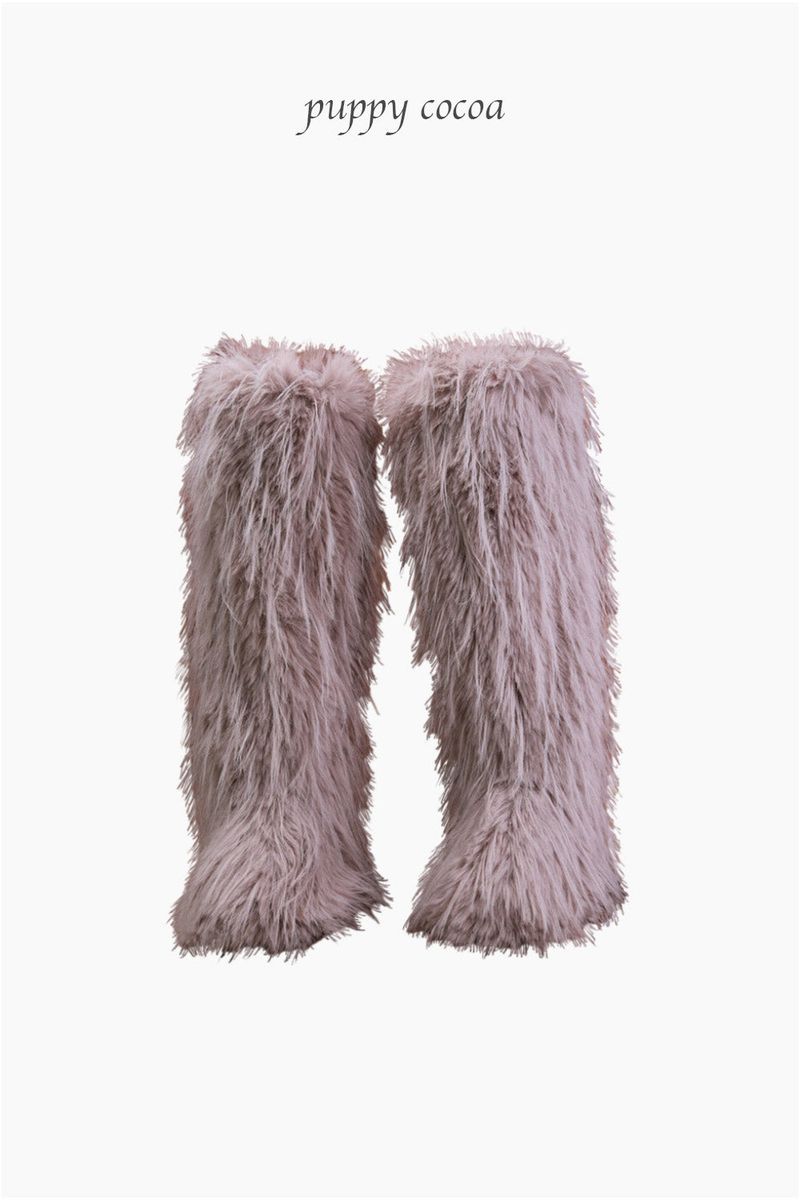 long fur boots (8 color)