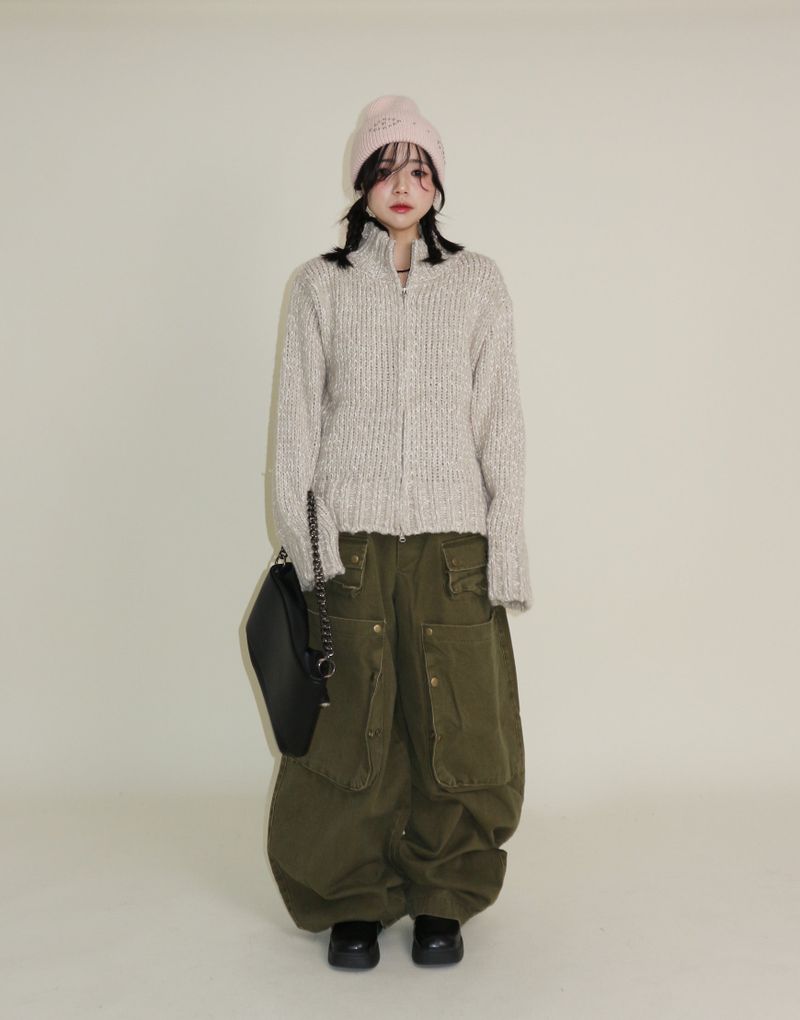 Boehm Boksarthy high neck two-way cardigan (outer)