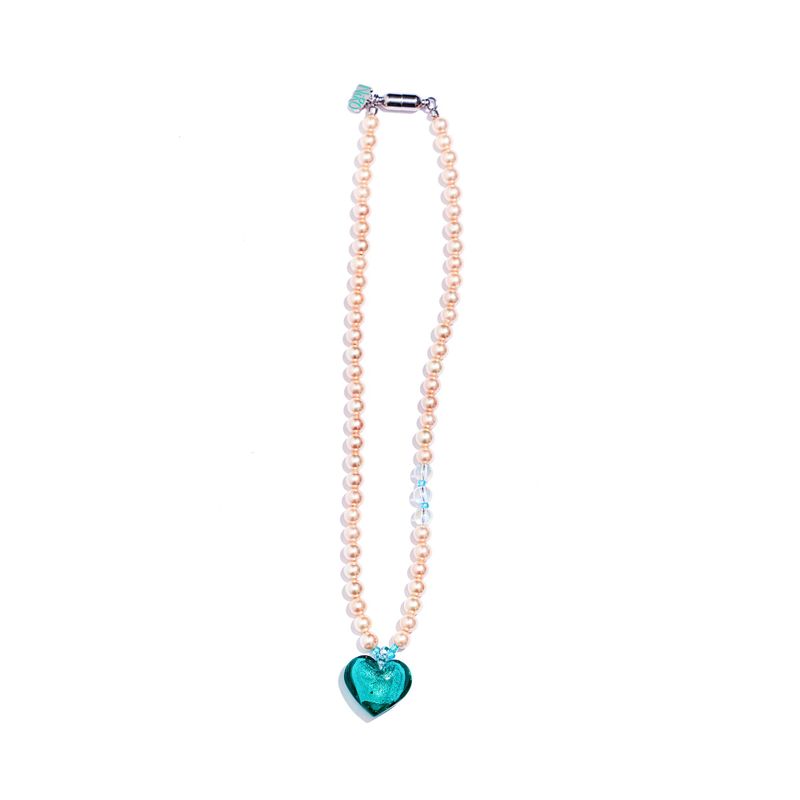NiRO.SERENDIPITY(ニロ)の「MiNT HEART GLASS PEARL NECKLACE #98(Accessories)」